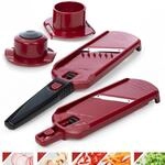 B&ouml;rner Multi Dicer + Multi Slicer (4-in-1 Set) &bull; Gem&uuml;sehobel Set mit 5
