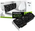 PNY GEFORCE RTX&trade; 4070Ti 12GB Verto DLSS 3 Triple Fan Grafikkarte