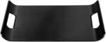 blomus Tablett WILO | Hartholz | Farbe Schwarz | Gr&ouml;&szlig;e S | L36xB25xH3cm | Zeitloses
