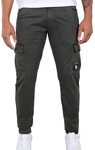 Alpha Industries Herren Petrol Patch Pant F&uuml;r Freizeithose, Greyblack, 30 EU