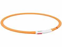 Trixie USB Leuchthalsband - Orange xs-XL