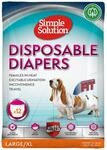 Simple Solution Einweg-Hundewindeln f&uuml;r H&uuml;ndinnen, super saugf&auml;hig und