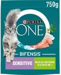 PURINA ONE Sensitive reich an Truthahn Katzentrockenfutter 750g Beutel