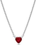 PANDORA Timeless Halskette 392542C01-45 Rotes Herz