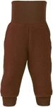 Engel Baby Hose Fleece, 100% Schurwole, Natur, Gr. 50/56-86/92, 3 Farben (50-56, Zimt