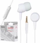 Hama Kooky HiFi In Ear Kopfh&ouml;rer kabelgebunden Stereo Hellgrau, Wei&szlig;