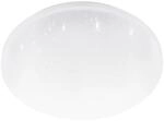 EGLO Deckenlampe Pogliola-S, &Oslash; 31 cm, Kristalleffekt LED Deckenleuchte, 1 flammige