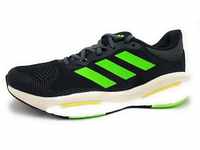 Adidas Herren Solar Glide 5 Sneaker, Cblack/Sgreen/Beamye, 45 1/3 EU