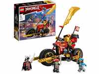 LEGO NINJAGO Kais Mech-Bike EVO, Aufrüstbares Ninja-Motorrad Spielzeug mit 2