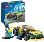 LEGO 60383 City Elektro-Sportwagen Set, Rennwagen mit Minifigur, Spielzeugauto...