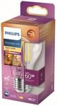 Philips LED Classic E27 Filament Lampe Warm Glow (60 W), dimmbare LED Lampe mit