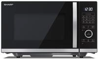 SHARP Mikrowelle mit Grill, Schwarz, 25 Liter, 900 W