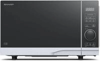 Sharp Mikrowelle YC-PS204AE-S 20L, Silber, 700W Leistung, Halb-digitale Steuerung, 10