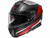 SCHUBERTH S3 Daytona Helm (Anthracite/Red,XL (60/61)), 4219037360