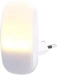 Lunartec Nacht Lampe: Kompaktes LED-Steckdosen-Nachtlicht, D&auml;mmerungssensor, 1 lm,