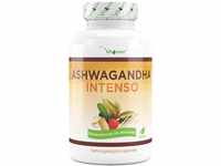 Ashwagandha - 180 Kapseln mit 750 mg reinem Extrakt - Premium: 10% Withanoliden...