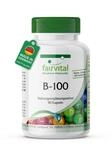 fairvital Vitamin B Komplex Forte, B-100-90 Kapseln, alle B-Vitamine (B1, B2, B3, B5,