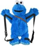 Sesamstra&szlig;e Kr&uuml;melmonster 3D Rucksack - ca. 60cm, Blau