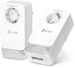TP-Link PG2400P Kit Powerline G.hn2400, 2+2 Anschl&uuml;sse Gigabit Ethernet,