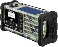 Sangean MMR-88 DAB Camouflage - Multifunktionales Notfallradio mit Handkurbel,