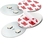 SHD Klebepads Magnetische Rauchmelder-Halterung f&uuml;r Mini-Feuermelder, 3M