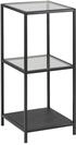 AC Design Furniture J&ouml;rn Metall B&uuml;cherregal mit 2 Ablagen, Regal aus Metall und