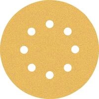 Bosch 50x EXPERT C470 Schleifblatt mit 8 L&ouml;chern (f&uuml;r Farbe auf Holz, Hartholz, &Oslash;