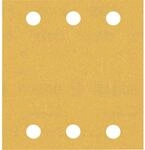 Bosch 10x EXPERT C470 Schleifblatt mit 6 L&ouml;chern (f&uuml;r Farbe auf Holz, Hartholz, &Oslash;