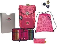 DerDieDas ErgoFlex Easy Superflash Neon Schulranzenset 5-teilig Neon Star