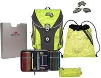 DerDieDas ErgoFlex MAX Superflash Neon Schulranzenset 5-teilig Neon Fighter