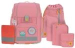 L&Auml;SSIG 7-teiliges Schulranzen Set Kinder/School Set Boxy Unique Pink