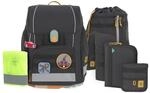 L&Auml;SSIG 7-teiliges Schulranzen Set Kinder/School Set Boxy Unique Schwarz