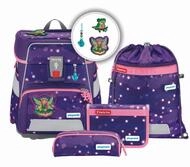 Step by Step Schulranzen-Set SPACE Playmobil &bdquo;Ayuma Leavi 5-teilig, ergonomischer