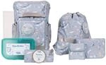 SCHOOL-MOOD Rebel Nordic Collection Schulranzen-Set 8-teilig Aqua