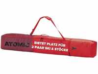 ATOMIC DOUBLE SKI BAG Rot - Skitasche für zwei Paar Ski & Stöcke -