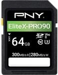 PNY 64GB EliteX-PRO 90 Klasse 10 U3 V90 UHS-II SD Flash Speicherkarte