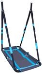 HUDORA Nestschaukel Eckig Hollywood, anthrazit/t&uuml;rkis , Indoor & Outdoor geeignet ,