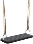 HUDORA Brettschaukel in Schwarz - Outdoor Kinder-Schaukelsitz aus Gummi - T&Uuml;V