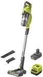 RYOBI 18 V ONE+ Akku-Bodenhandsauger RSV18-120G (30 AirWatt Saugleistung, 820 l/min