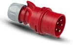 PCE 015-6 CEE-Stecker 16A 5-polig 6h rot 400V IP44/IP54 SHARK | Industriestecker
