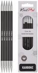 KnitPro Carbonz Strumpfstricknadeln 5-St&uuml;cke, 20 cm L&auml;nge x 5.00 mm St&auml;rke,