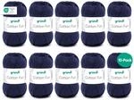 Gr&uuml;ndl Wolle Cotton Fun - Wolle zum H&auml;keln - Strickgarn - H&auml;kelgarn - Pflegeleicht