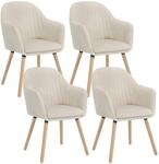 WOLTU Esszimmerst&uuml;hle 4er Set, f&uuml;r Schlafzimmer K&uuml;che Wohnzimmer,...