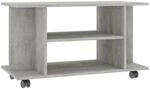 vidaXL TV Schrank mit Rollen Lowboard Fernsehtisch TV M&ouml;bel Board Tisch