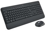 Logitech 920-011001 Kabellose Tastatur und Maus, Schwarz, Azerty Franz&ouml;sisch