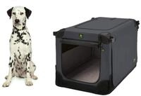 Maelson Soft Kennel Faltbare Hundebox -anthrazit- L 92 - (92 x 64 x 64 cm)