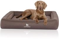 Knuffelwuff Orthop&auml;disches Hundebett aus Velours mit Handwebcharakter Yukon...