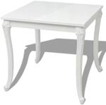 vidaXL Hochglanz Esstisch K&uuml;chentisch Esszimmertisch Speisetisch 80x80x76cm...
