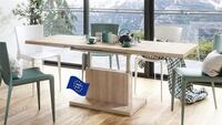 Mazzoni Aston Couchtisch ausziehbar h&ouml;henverstellbar 120/200cm in Sonoma Eiche
