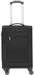 D & N Unisex-Erwachsene 6854-01 Koffer Trolley, Schwarz, 55 cm